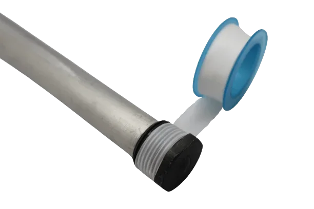 Aluminiumanod varmvattenberedare 19*1080mm (4*220mm) 3/4"-14 NPT, PTFE tape - Bild 2