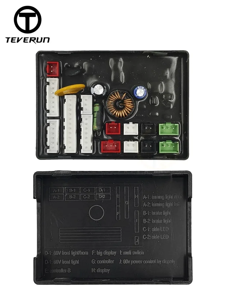 TEVERUN Scooter Wiring Harness Junction Box Cable Integration Box TEVERUN Scooter Wiring Harness Junction Box Cable Integration Box