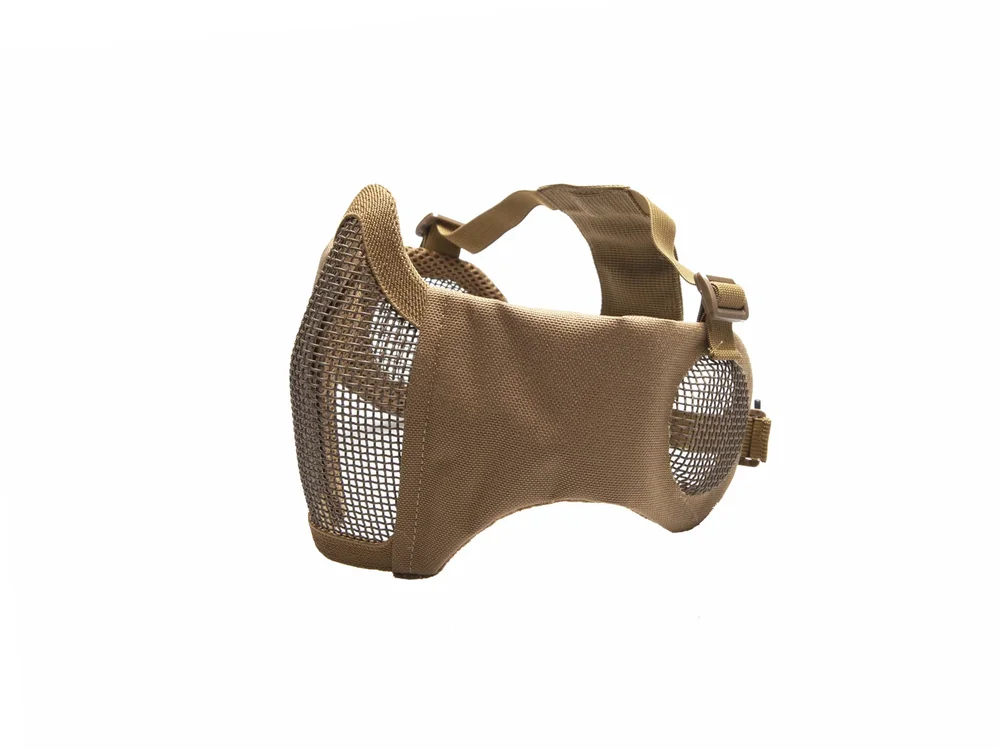 METAL MESH M/ KINDPUDER & ØREBESKYTTELSE - OD GREEN - Bild 3