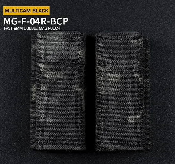 FAST Type Double 9mm Magasin Pouch – Sort Multicam FAST Type Double 9mm Magasin Pouch – Sort Multicam