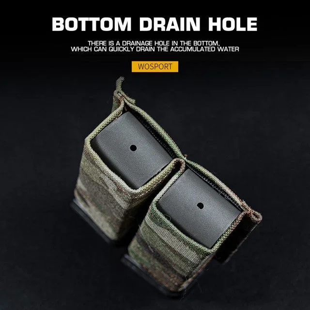 FAST Type Double 9mm Magasin Pouch - Sort Multicam - Bild 3
