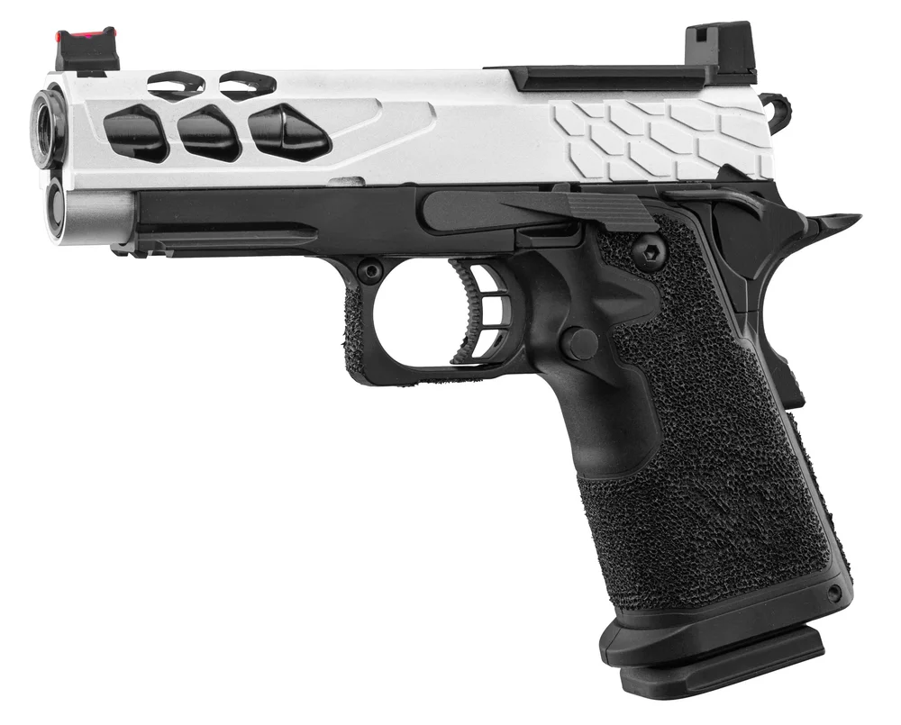 GBB Stryk Hi-Capa 4.3 Silver Lancer Tactical Airsoft Pistol - Bild 1