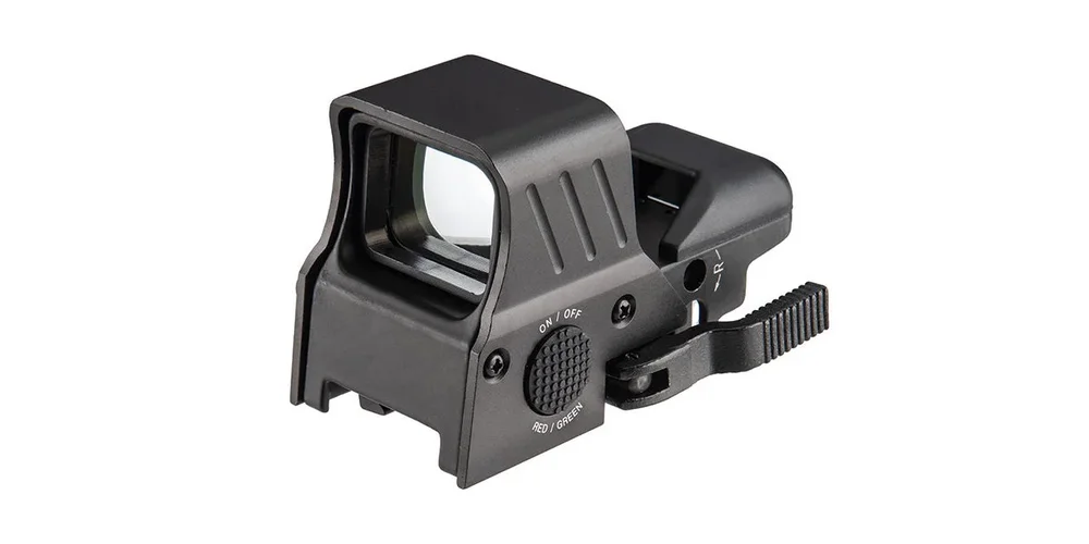QD reflexsigte med 4 retikler, rød/grøn dot QD reflexsigte med 4 retikler, rød/grøn dot