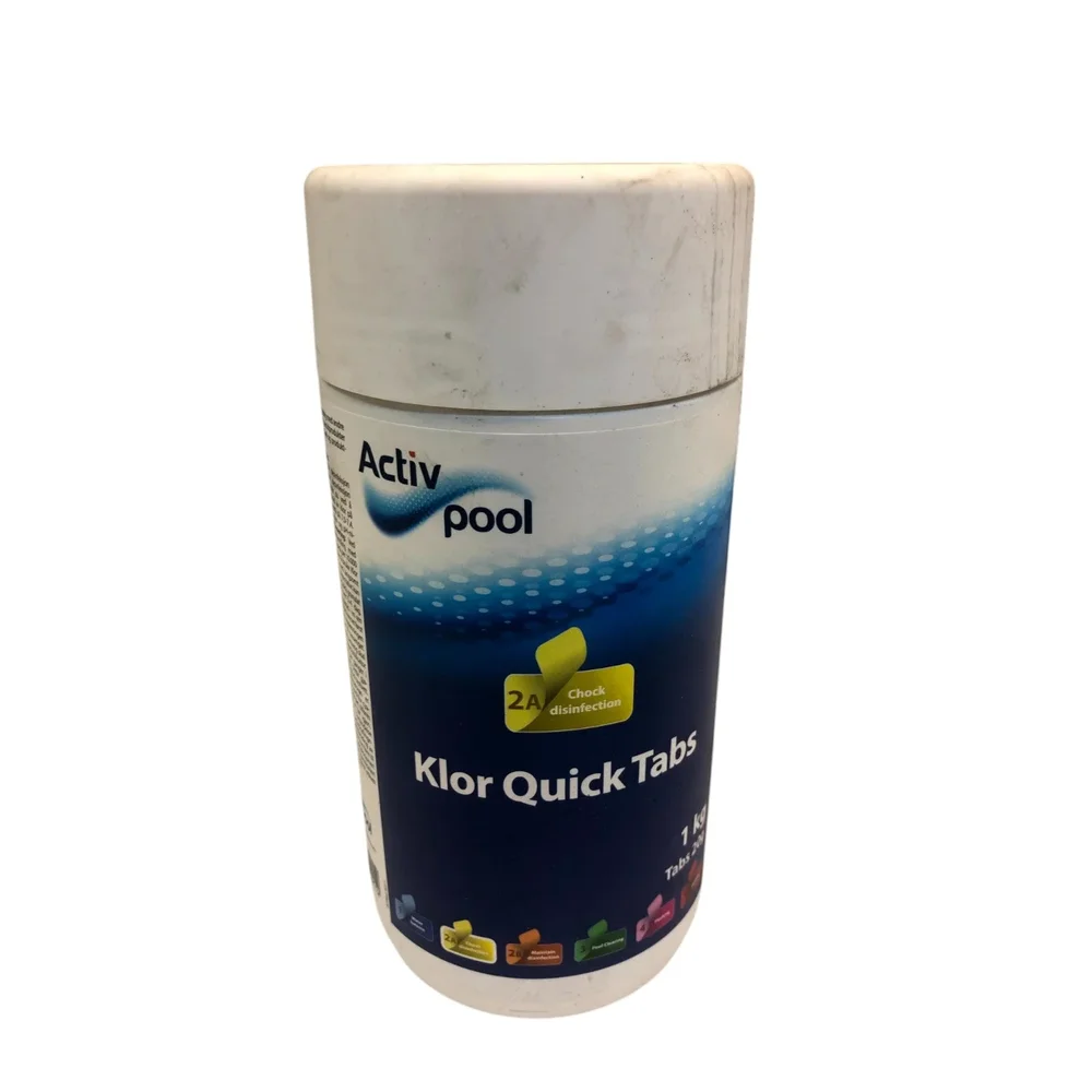 Activ Pool Klor Quick – snabbklor granulat 1kg Activ Pool Klor Quick – snabbklor granulat 1kg