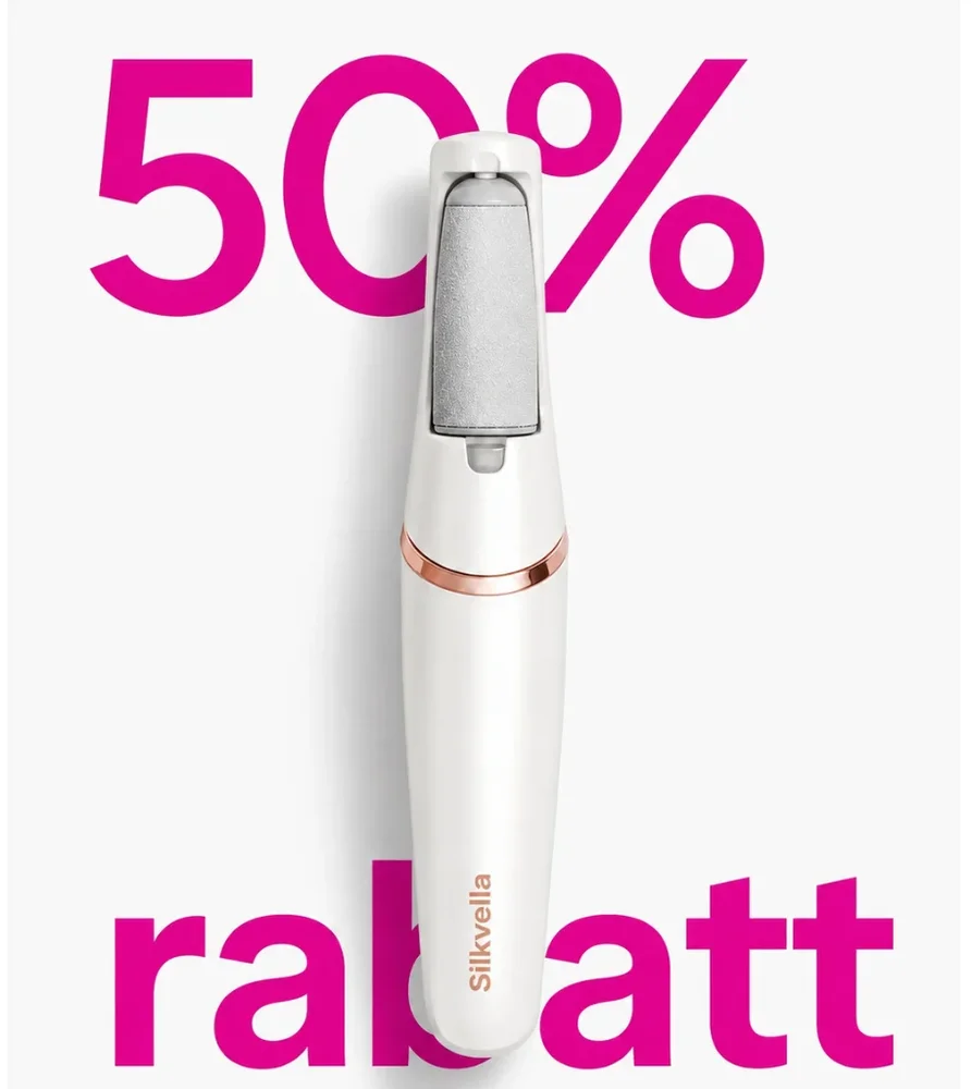Silkvella® Elektrisk fotfil | släta och mjuka fötter hemma på några minuter - Bild 1