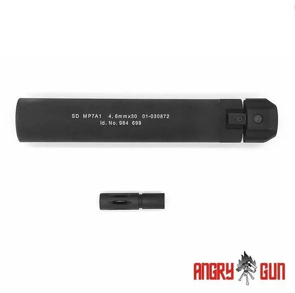 Angry Gun QD lyddæmper til Tokyo Marui MP7 A1 GBB, 12+ mm CW - Bild 2