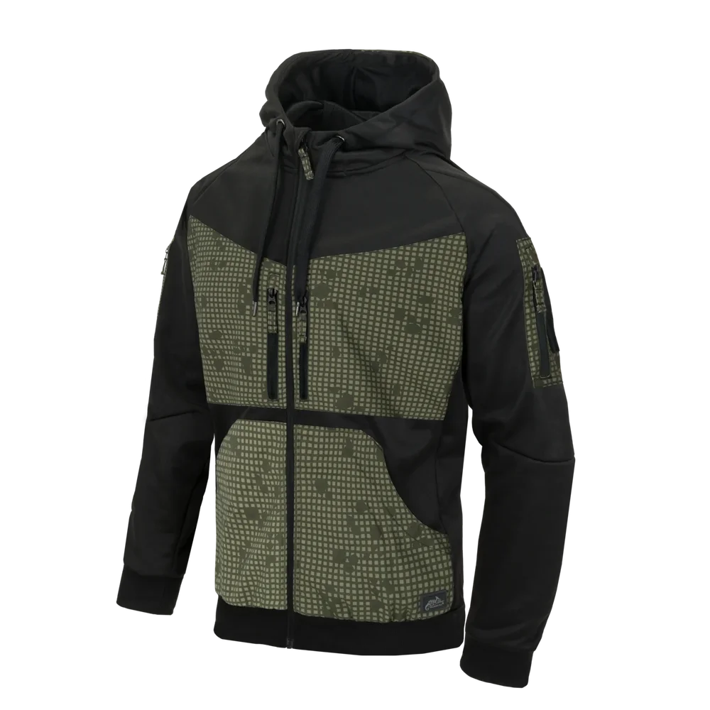 Rogue Hoodie (FullZip) – Black / Desert Night Camo Rogue Hoodie (FullZip) – Black / Desert Night Camo