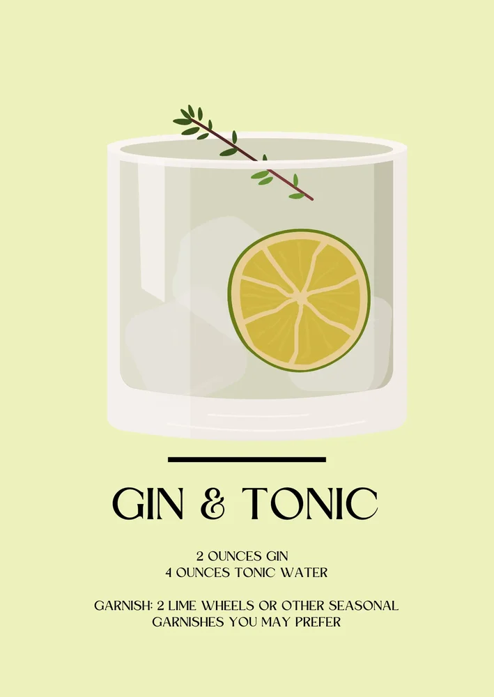 Gin Tonic Poster - Bild 2