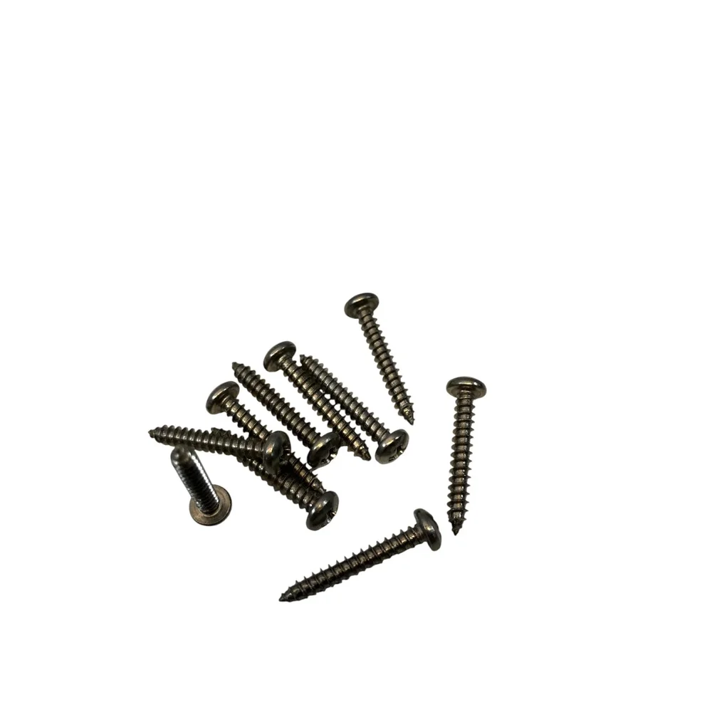 Skruvar till högtalare #4 X 3/4" PPHS rostfria 316 (10-pack)