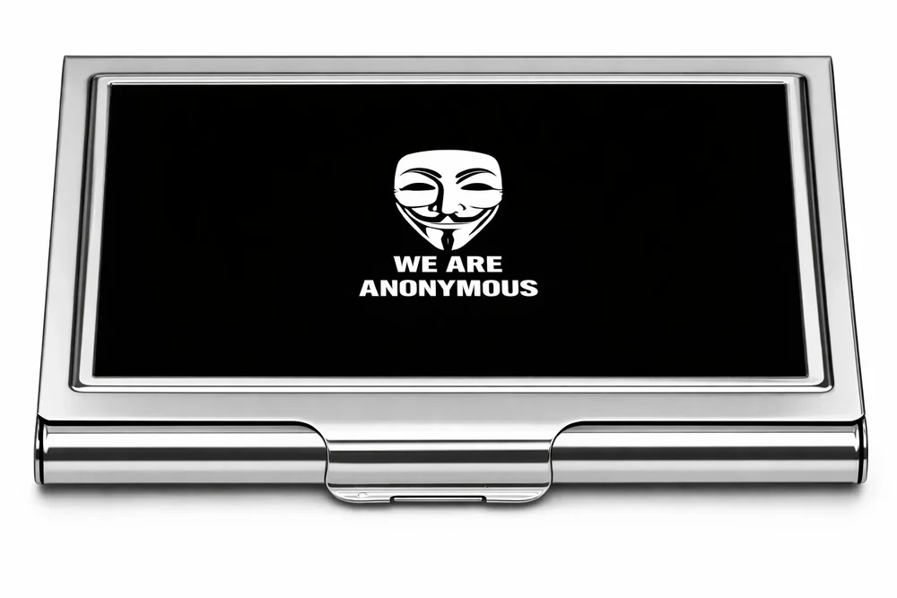 Korthållare We are anonymous - Bild 1