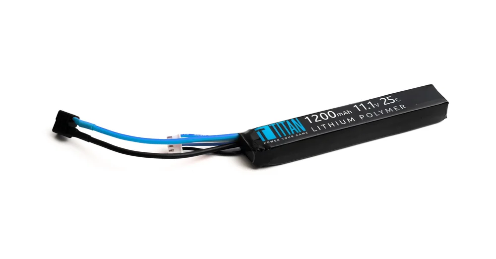 TITAN Li-Po Batteri 11.1V 1200mAh 25C (T-Dean) – Stick / Buffer - Bild 2
