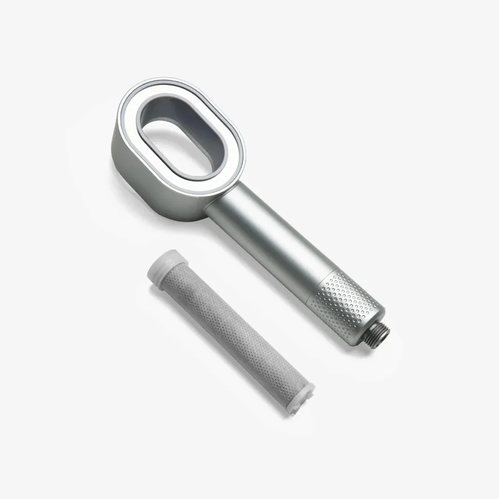 SpaDusch® Duschmunstycke med filter | reducerar kalk, PFAS, tungmetaller och orenheter för friskare hud och hår - Bild 1