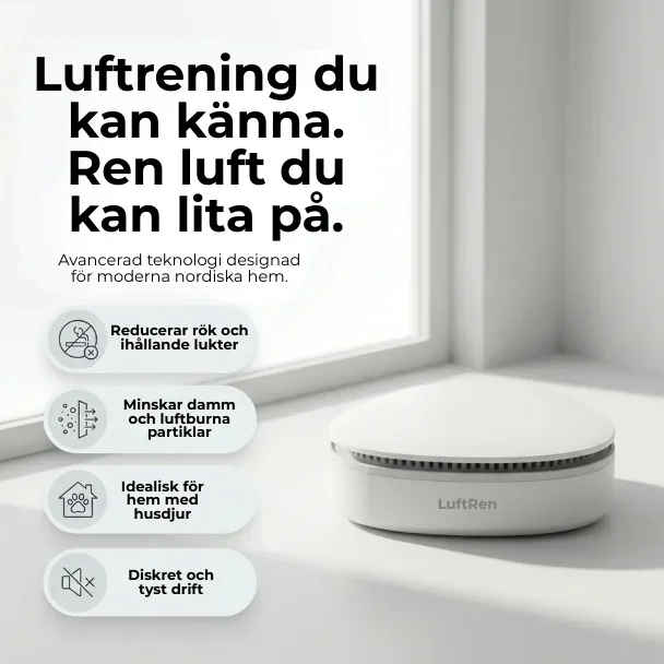 LuftRen® | Kliv in i ett hem som doftar… absolut ingenting — bara ren, frisk luft på några minuter. - Bild 2
