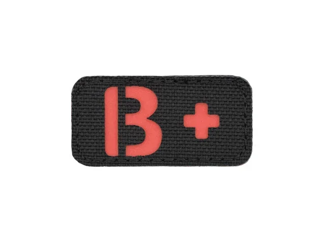 Blodtype-patch B+, laser-cut - Bild 2