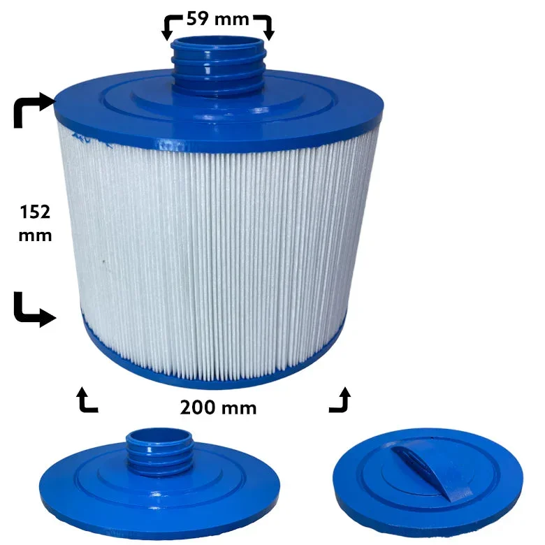 Spafilter som passar b.la. Beachcomber, Bullfrog Spas, Caldera, Canadian spas, Villeroy & Boch, Svenska Bad, K-Rauta - Bild 1