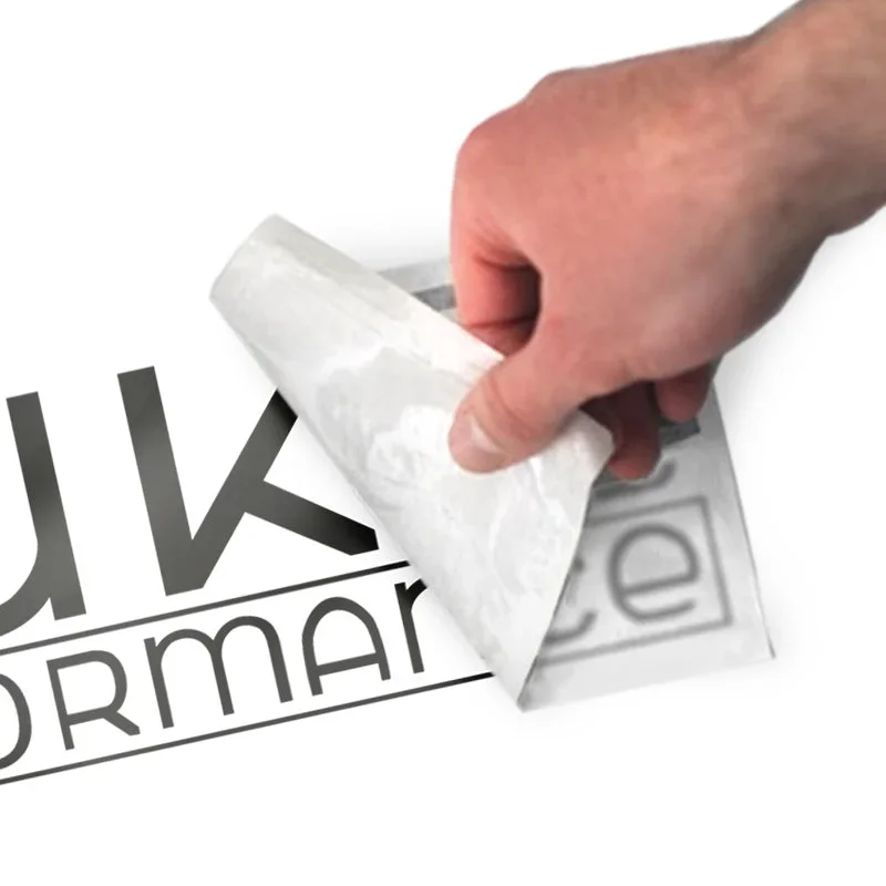 2 pcs Nuke Performance Sticker 20cm, White 2 pcs Nuke Performance Sticker 20cm, White
