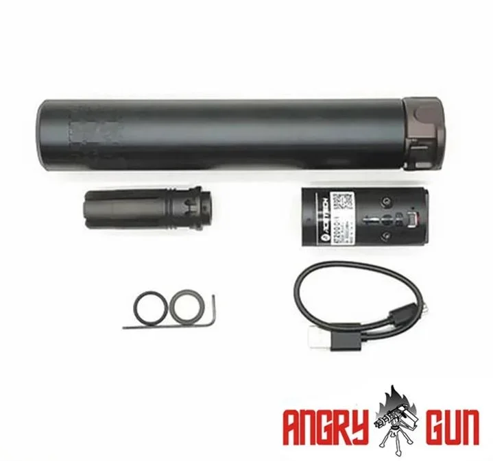 Angry Gun QD SOCOM762 lyddæmper med AT2000R tracer, 14 mm CCW - Bild 2