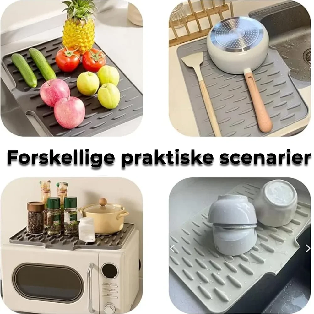 Glasklart® | Värmeskydd & Snabb Avrinning – Silikon Diskmatta - Bild 2