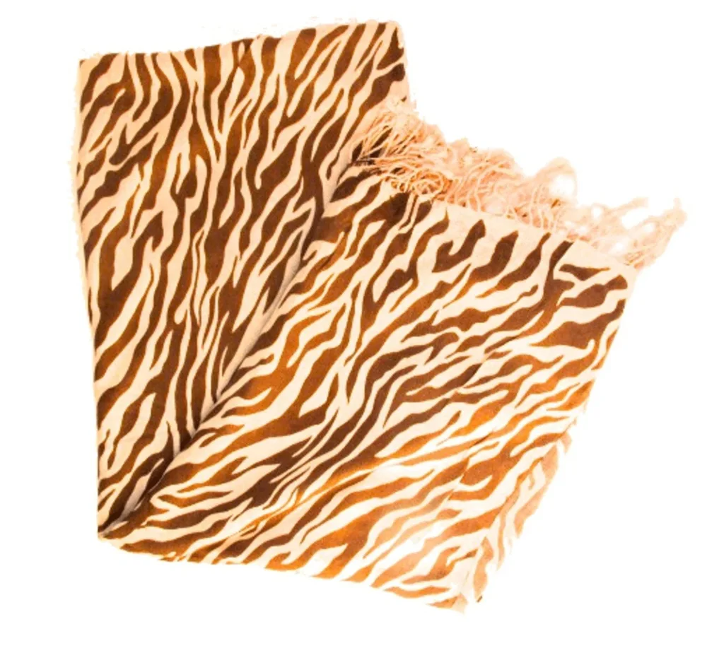 Halsduk - Zebra brun - Bild 2