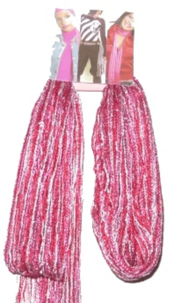 SOMMAR HALSDUK Randiga -Rosa och vit - Bild 2
